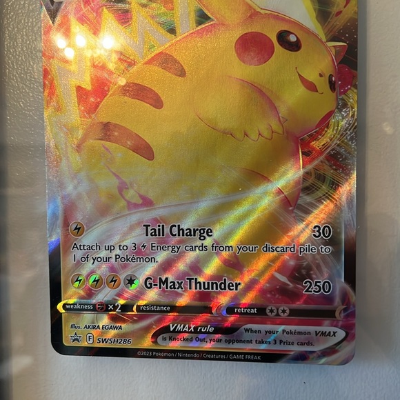 Pokémon 151 pikachu large card framed authentic sword and shield collection - Picture 4 of 7